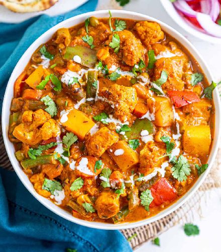 MIXED VEGETABLE CURRY(G) (VEGGI) (VEGAN)